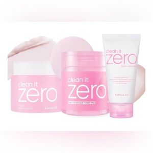 BANILA Co Clean it Zero 3 Step Skincare Set New in Box